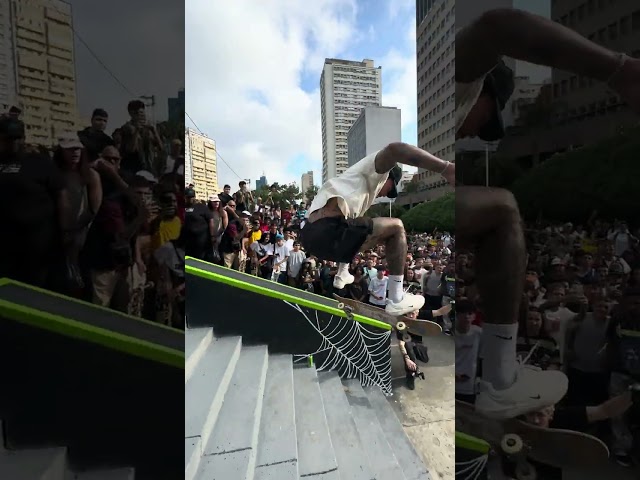 JAH in the streets of Brazil 🇧🇷 @nyjah #MonsterEnergy #MonsterSuperTour