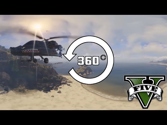 Epic Hunter Rampage 360 Degree VR (4K) GTA V