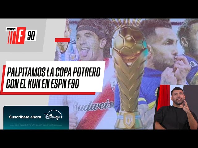 ¡SE VIENE LA COPA POTRERO! El KUN AGUERO presentó el TORNEO SENSACIÓN en #ESPNF90