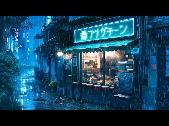 Saturday Rainy Night 🌧️ Rainy Lofi Songs To Should Listen To Calm Down And Relax 🌧️ Lofi Sleep Music