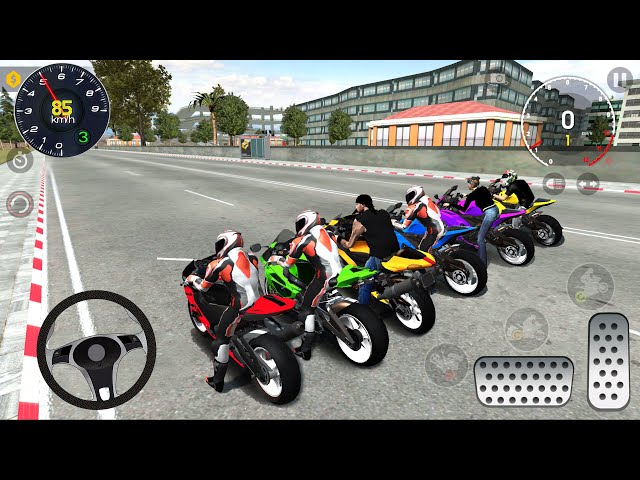 Juego de Motos - Racing Extreme Speed Bikes stunts Driving #1 - Android / IOS gameplay FHD