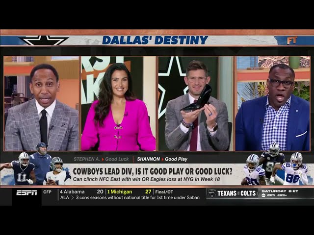 Dan Orlovsky sniffed one of Molly's shoes & unc Shannon Sharpe reacts