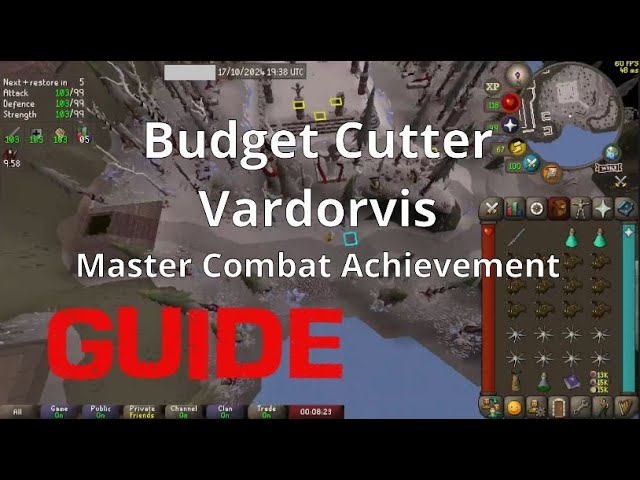 OSRS Vardorvis Budget Cutter Guide - Master Combat Achievement