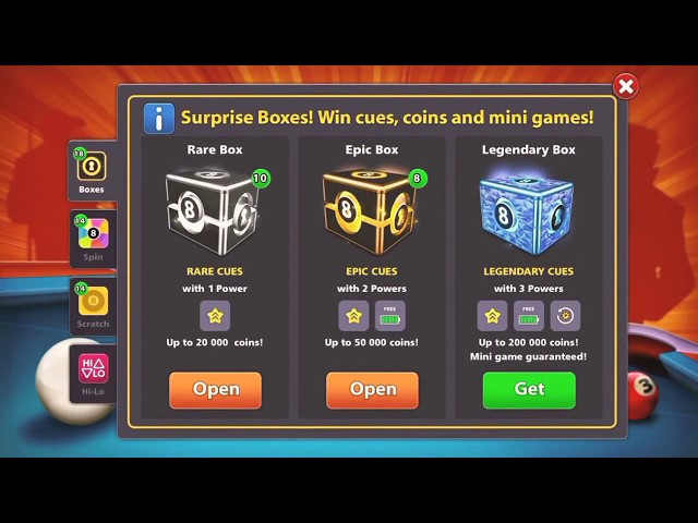 8 Ball Pool | Legendary Box opening - KRAKEN CUE!