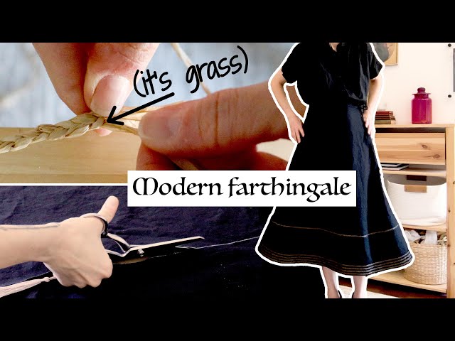 Sewing a Tudor farthingale is hard. Let's make a modern one instead!