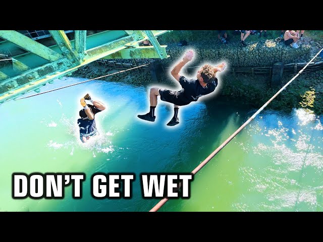 STORROR water challenge bridge - UNEXPECTED SPLASH 💦