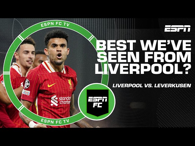 Steve Nicol says Liverpool's win over Bayer Leverkusen is their BEST of the season! 🔥 | ESPN FC