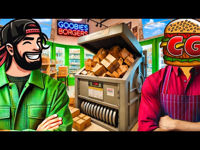 Our Grocery Store Got a HUGE Trash Compactor! - Grocery Store Simulator