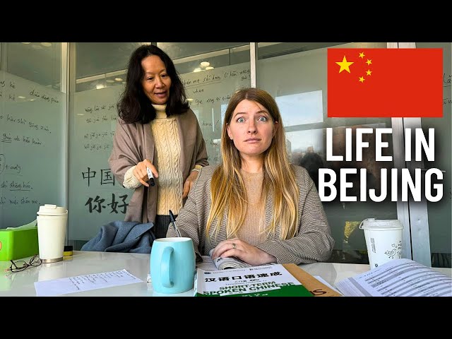 LIVING IN BEIJING, CHINA (as a Foreigner) 🇨🇳 First Week Studying Chinese!