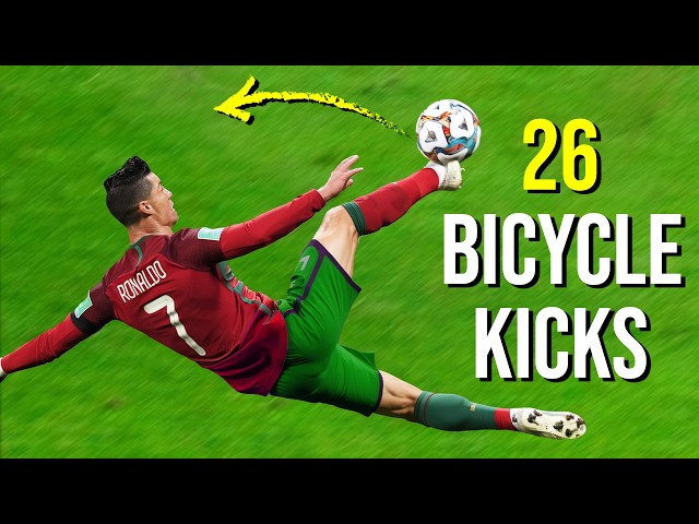 Imagine if Cristiano Ronaldo scored these 26 BICYCLE Attempts... 😱