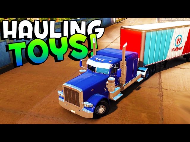 HAULING TOYS ACROSS AMERICA (American Truck Simulator Gameplay)