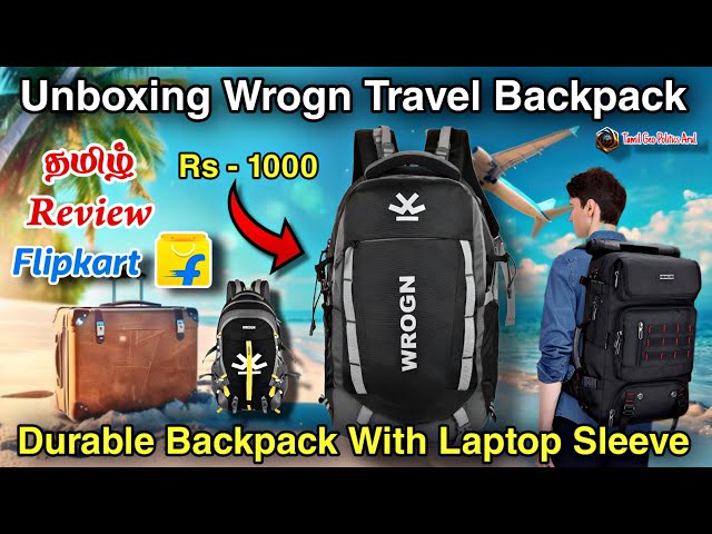 Unboxing Travel Bag | Unbox Wrogn Backpack | Tamil Review | Unboxing Video #unboxing #video #travel