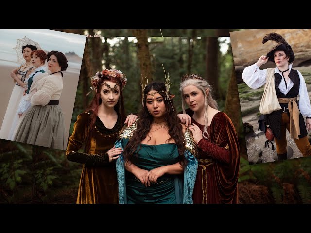 Going on a ✨Fantasy✨ Photography Retreat: sewing 3 simple costumes in 3 weeks