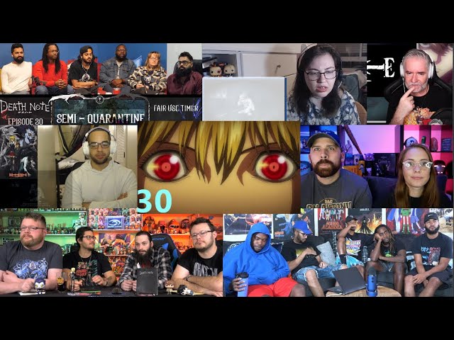 Death Note Episode 30 Reaction Mashup | Mello visits Near 🤔