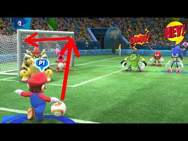 Power Quartet Sonic, Mario, Luigi & Daisy Take Control in Rio 2016 Football!