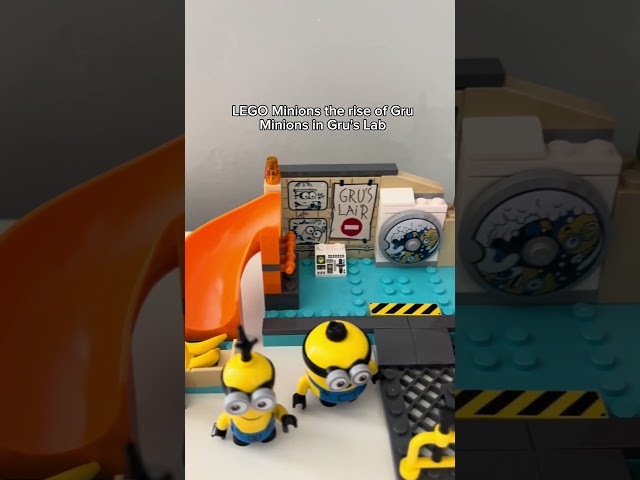 LEGO Minions the rise of Gru Minions in Gru's Lab