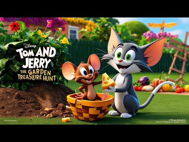 Tom and Jerry: The Garden Treasure Hunt | E-Family Channel #catandmouse #cartoonnetwork #tomandjerry