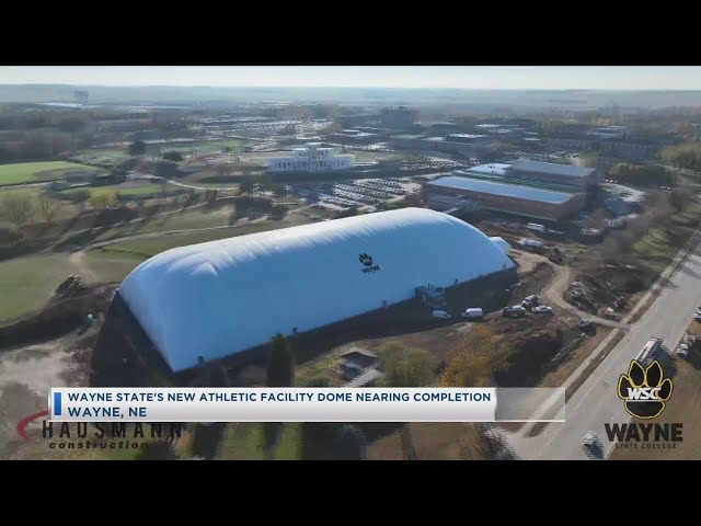 Wayne State's New Athletic Facility Dome Nearing Completion