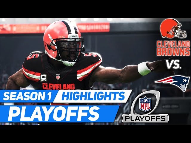 Patriots vs. Browns Wildcard Round Highlights | CGI League Madden 19 Season 1