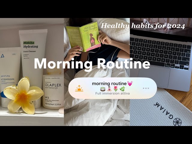 My morning routine as a ballerina 🧘‍♀️| Healthy habits for 2024