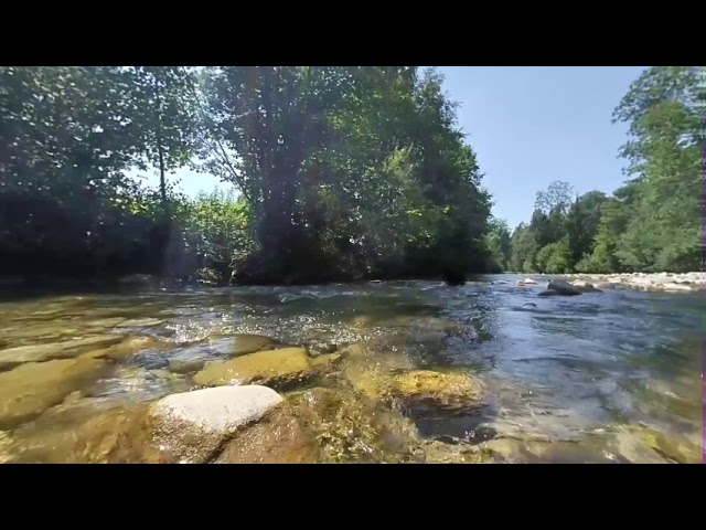 3D 180° VR #Meditation Germany at the Weißach (Bregenzer Ach) #Waterfall Bavaria 30 minutes