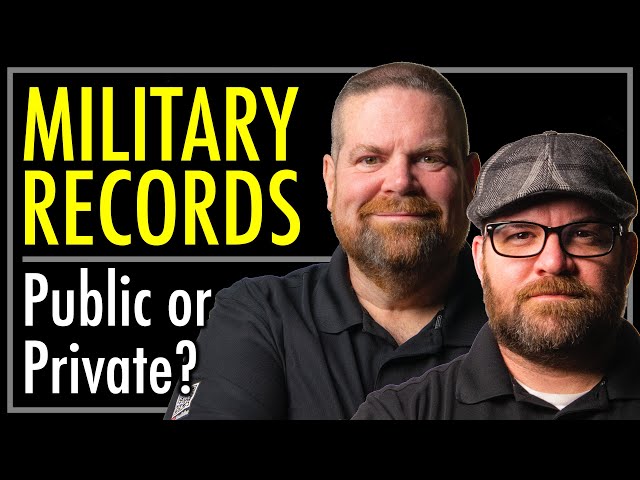 Are MILITARY RECORDS Public or Private? | Veterans Records Privacy | theSITREP