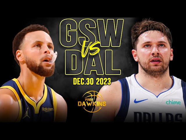 Golden State Warriors vs Dallas Mavericks Full Game Highlights | December 30, 2023 | FreeDawkins