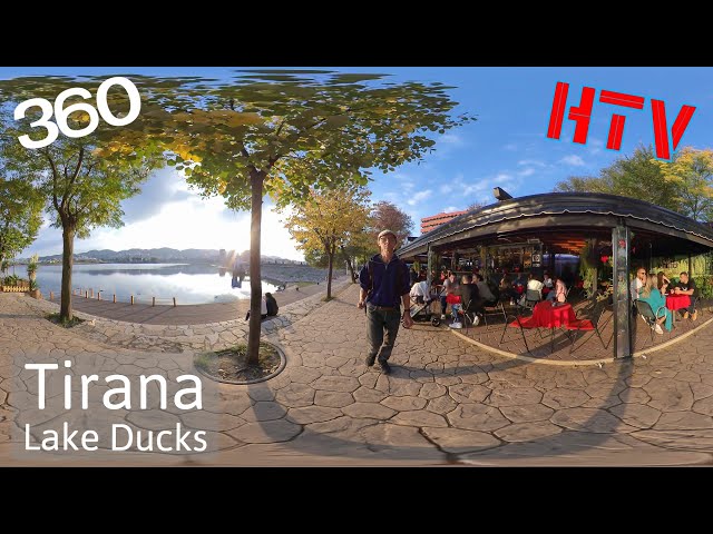 360VR Tirana,Albania-Town and Lake