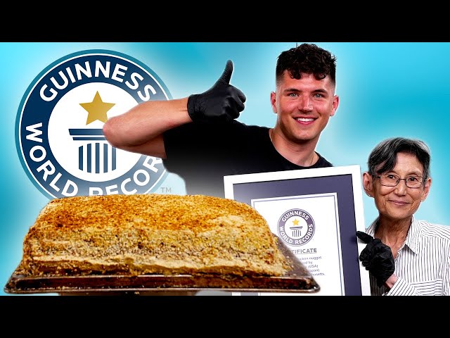 World's Largest Chicken Nugget w/ Nick DiGiovanni - Guinness World Records