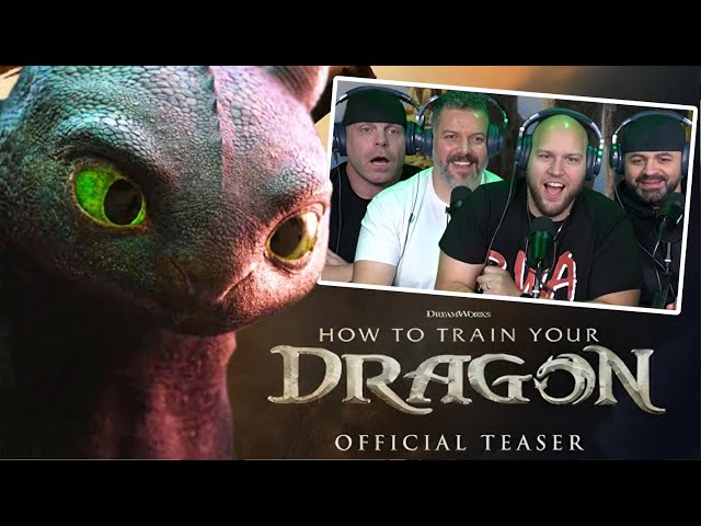 How To Train Your Dragon | Official Teaser Trailer Reaction