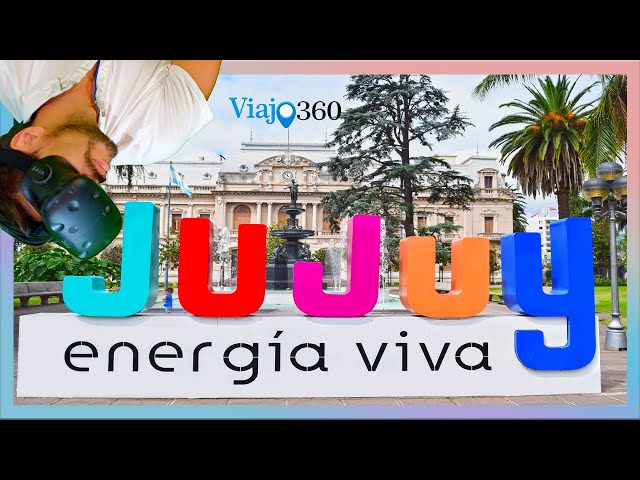 😍 Energía Viva!!! 🌄SAN SALVADOR DE JUJUY en 360º | Argentina | 6K