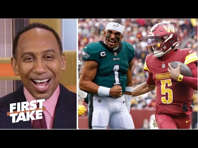 FIRST TAKE | "Commanders have no chance against Eagles" - Stephen A. on NFC East showdown