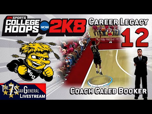 Caleb Booker Career Legacy | College Basketball 2K8 | Livestream 12