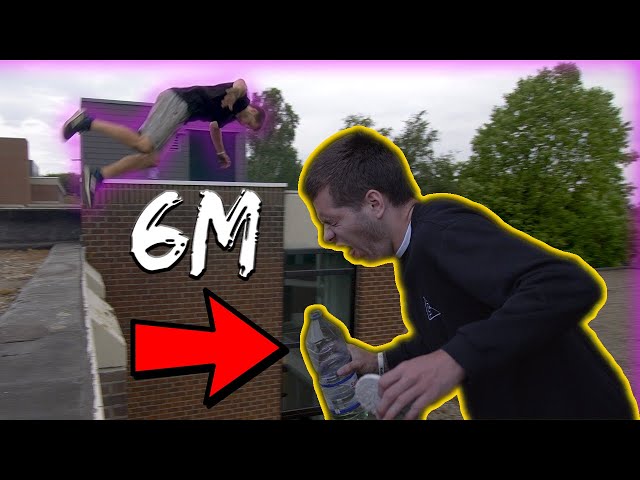 Cliff Jumping ON FIRE, Drinking Piss & a Massive Rooftop Frontflip!