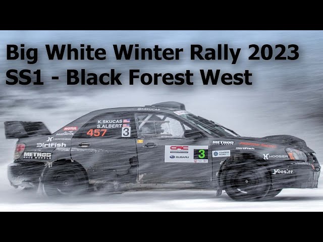 2023 Big White Winter Rally - SS1 Black Forest West | Albert/Skucas