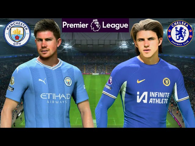 EA FC 24 - Manchester City vs. Chelsea - Haaland Palmer Enzo - Premier League 23/24 | PS5 | 4K HDR