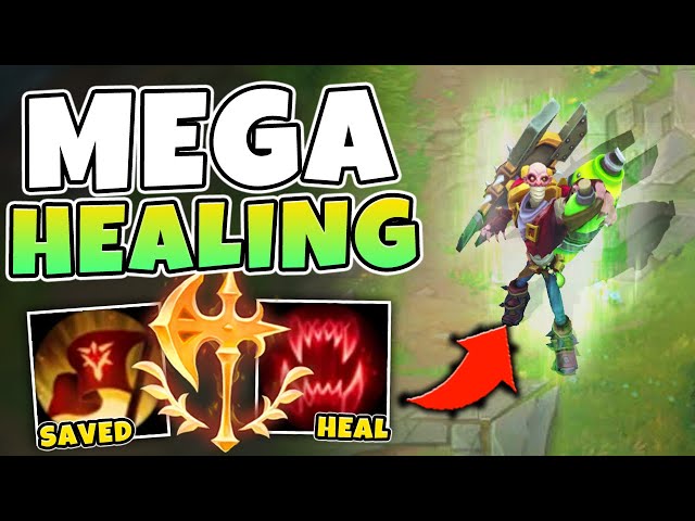 THIS MEGA HEALING SINGED BUILD MAKES YOU LEGIT INVINCIBLE! - League of Legends