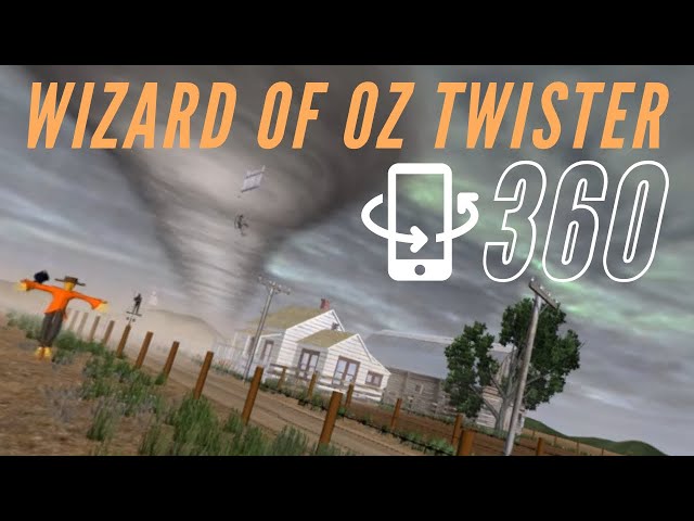 The Wizard of OZ Movie Twister Scene 360 Animated Video