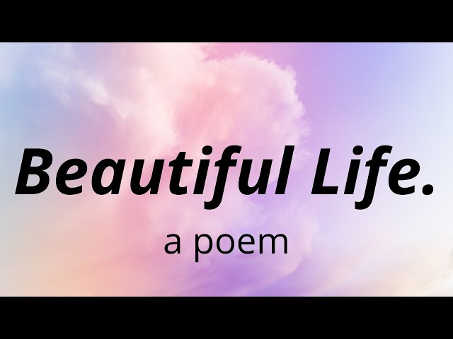 a poem about Beauty