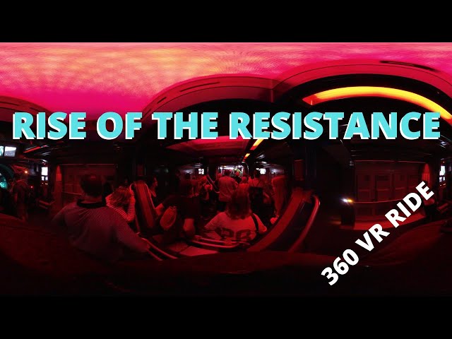 Disney Star Wars Rise of the Resistance 360 Full Immersive VR HD 5K