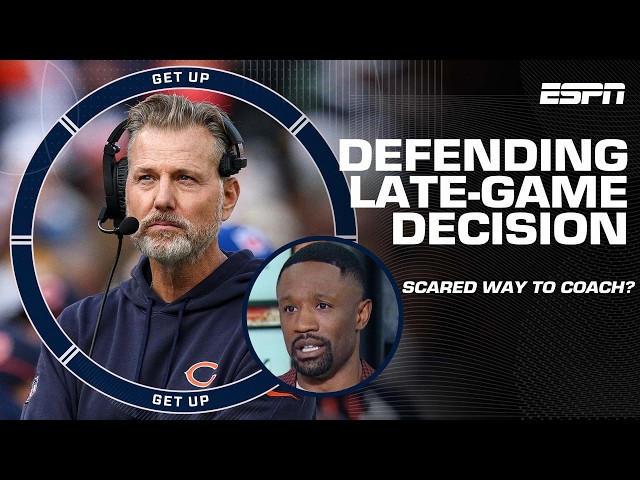 A SCARED way to coach - Foxworth calls out Matt Eberflus for late-game decision vs. Packers | Get Up