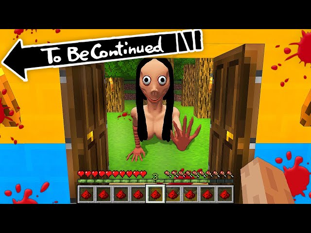 RETURN OF MOMO IN MINECRAFT! HOW WE ESCAPE FROM HER - Gameplay Movie traps