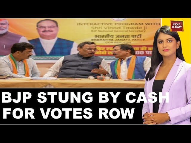 Vinod Tawde News LIVE: BJP Stung By Cash For Votes Row | Maharastra Election | 6 PM Prime