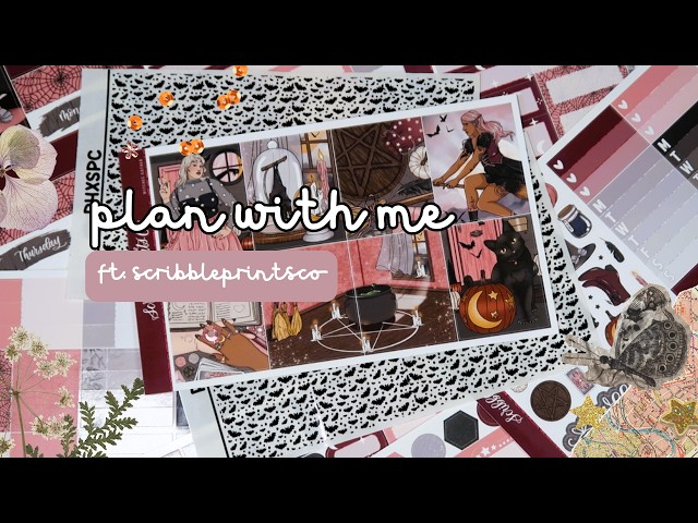 PLAN WITH ME FT. SCRIBBLEPRINTSCO | Plannahannah