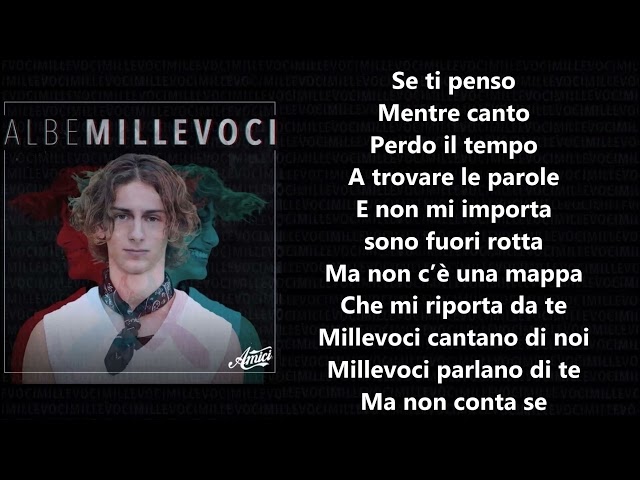 Albe Millevoci - Testo