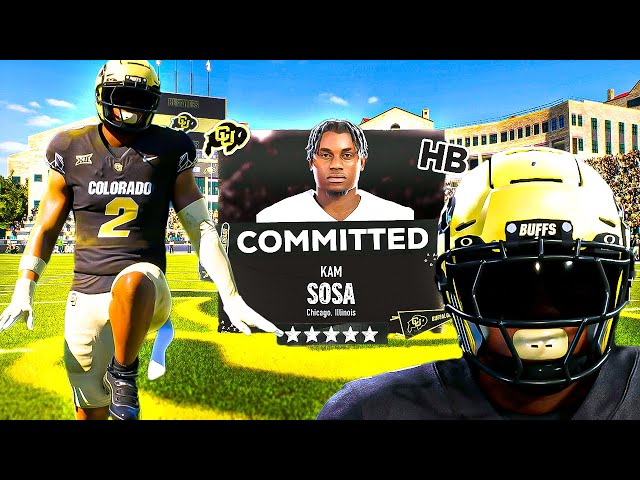 Coach Prime Recruited Kam Sosa To Colorado Ep.10 College Football 25 Road To Glory