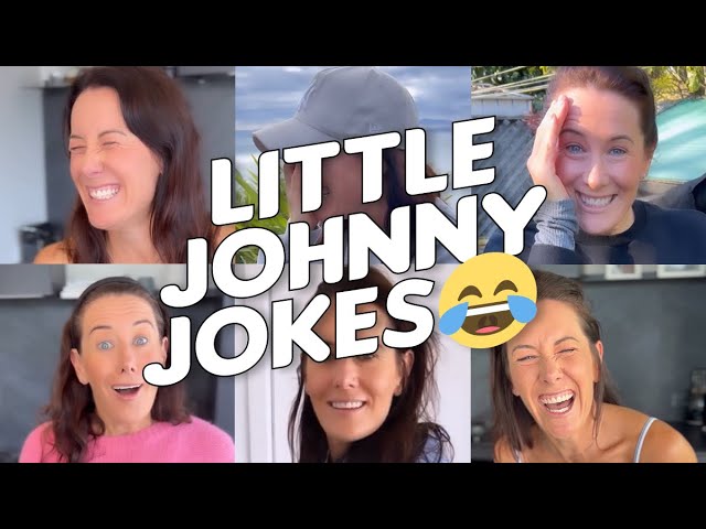 Joelle Reacts to Mike’s Favourite LITTLE JOHNNY Jokes 😂