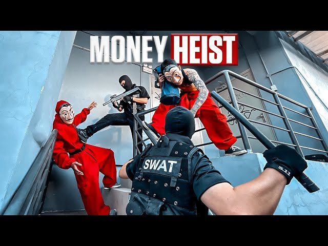 MONEY HEIST vs POLICE in REAL LIFE ll BAD FRIEND ll FULL VERSION (Epic Parkour Pov Chase)