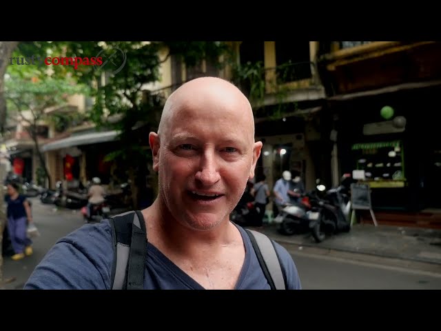 Hanoi travel postcard