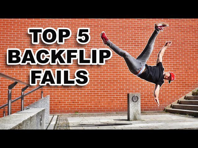 TOP 5 BACKFLIP FAILS | Backflip Tutorial